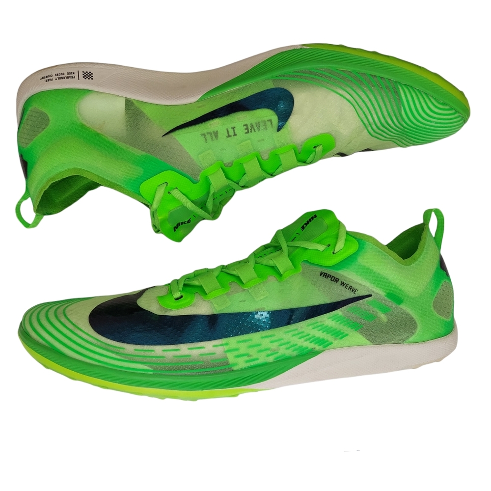 Nike Zoom Victory XC 5 NO SPIKES Electric Green/Black/Scream Green Size 12 Men's